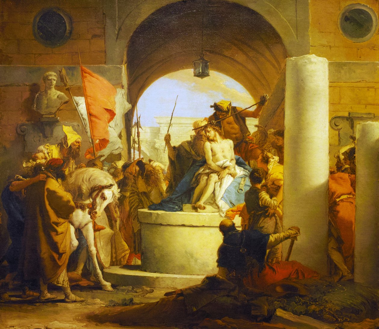 Kroning met doornen van Christus door Giovanni-Battista Tiepolo