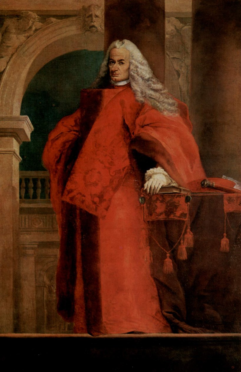 Portret van een procureur door Giovanni Battista Tiepolo