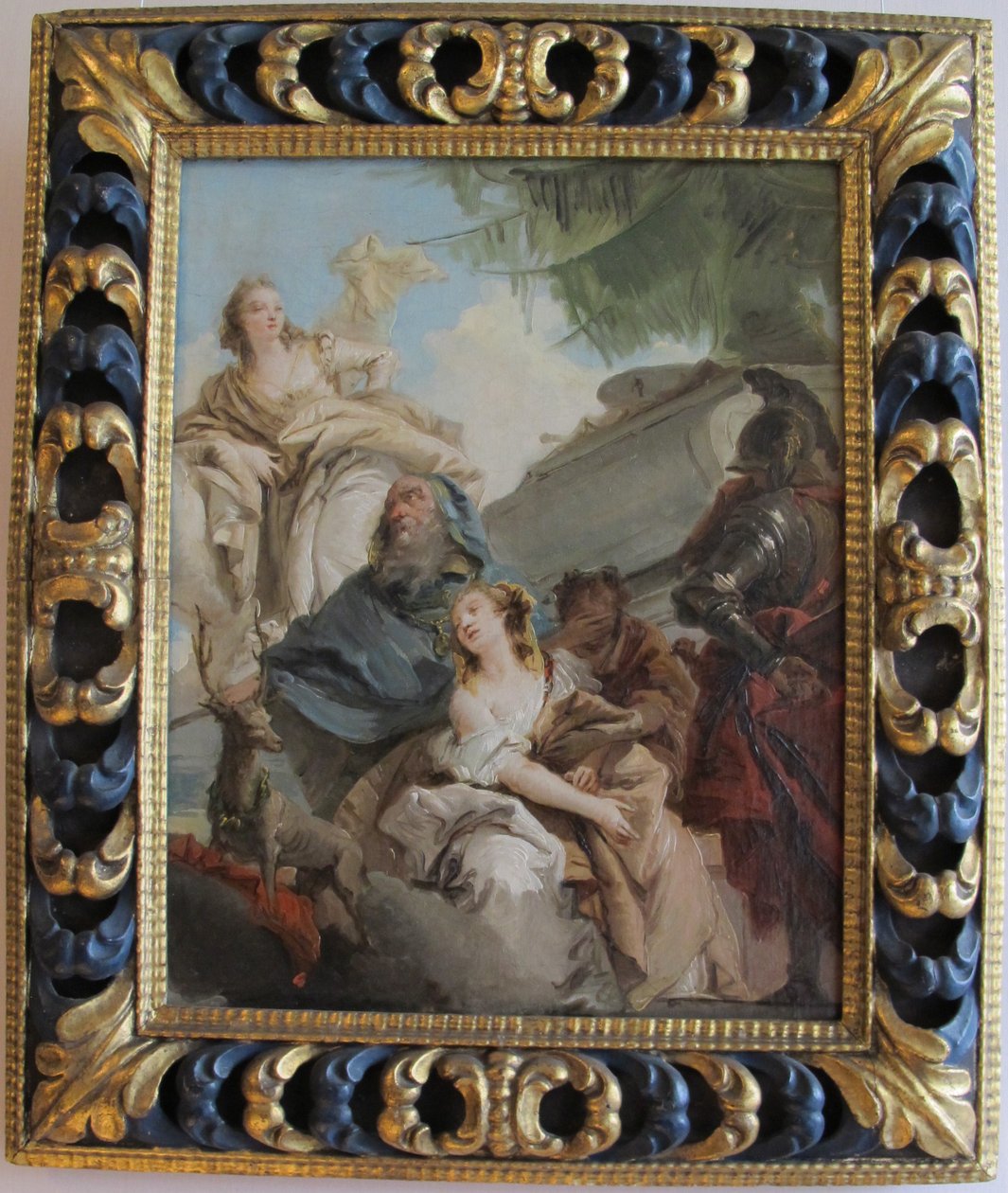 Het offer van Iphigenia door Giovanni Battista Tiepolo