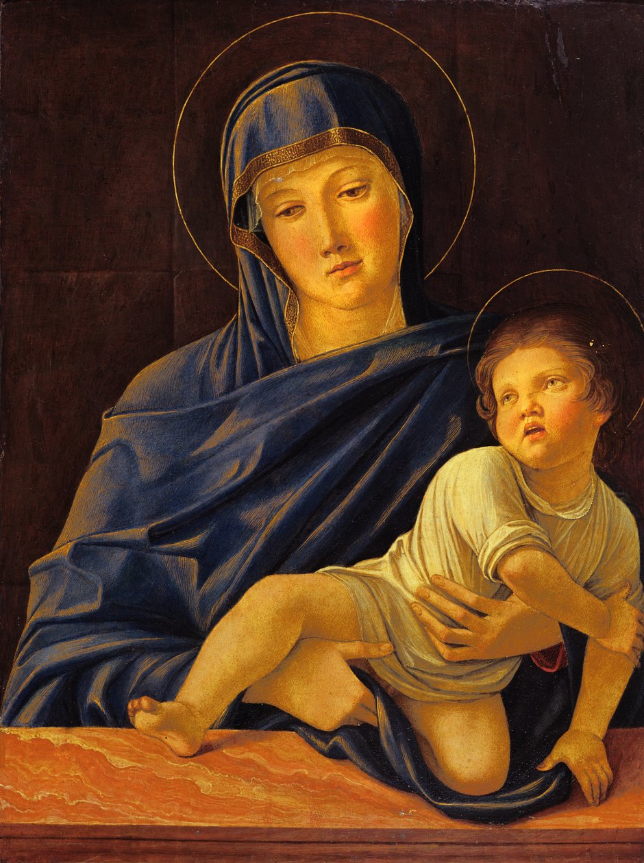 Maagd en Kind, 1470-75 door Giovanni Bellini