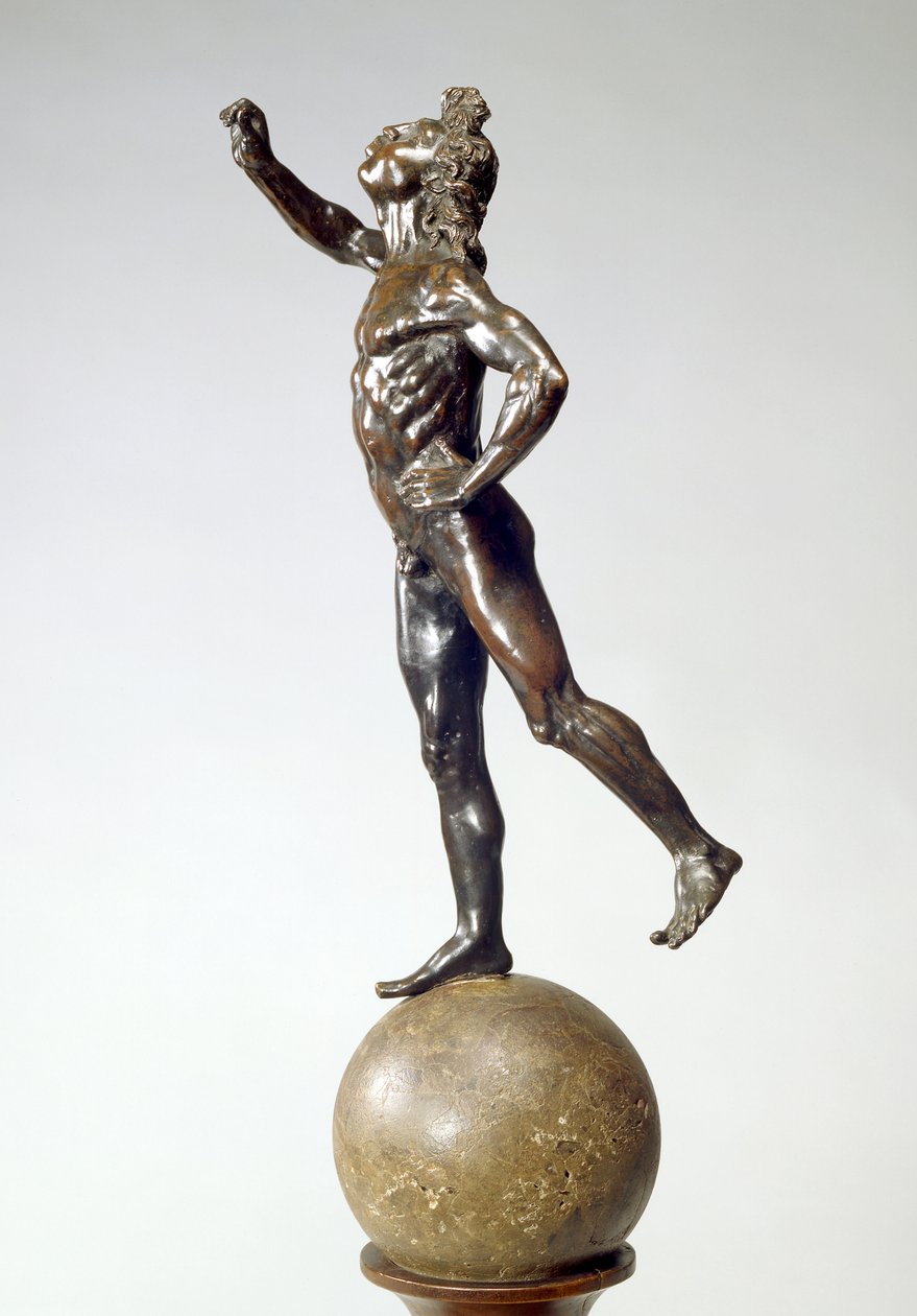 Mercurius neemt vlucht, ca. 1515 door Giovanni Francesco Rustici