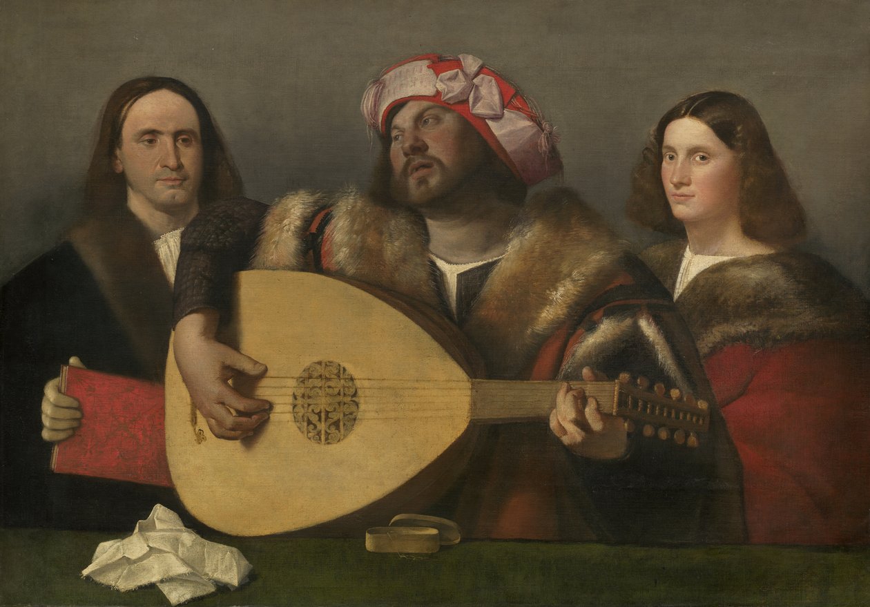 Een concert, ca. 1518-20 door Giovanni de Busi Cariani