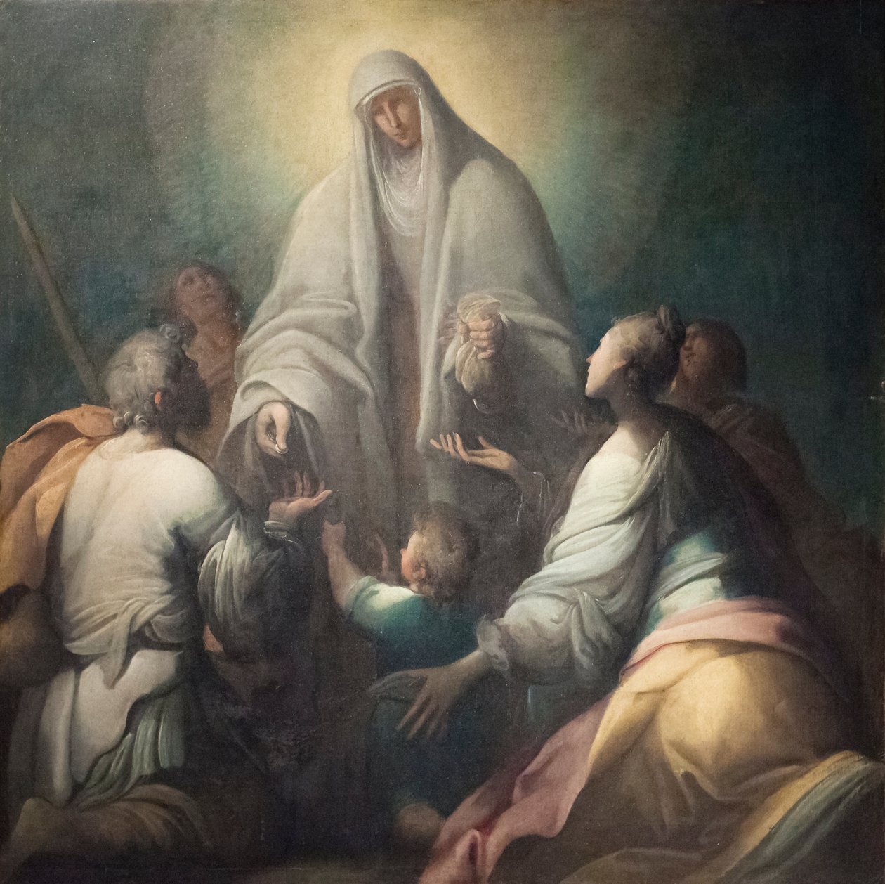 Madonna die aalmoezen uitdeelt door Giovanni (1575 1655) Donducci