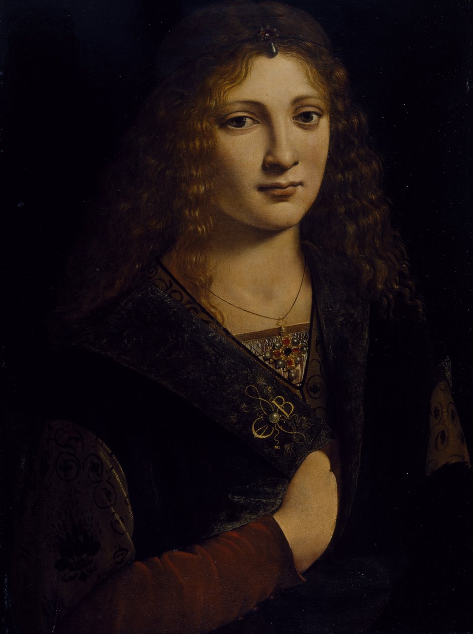 Portret van een Jonge Man, Mogelijk Girolamo Casio, c.1500 door Giovanni Antonio Boltraffio