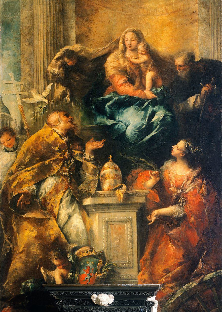 Ferri Altaarstuk, c. 1755 door Giovanni Antonio Guardi