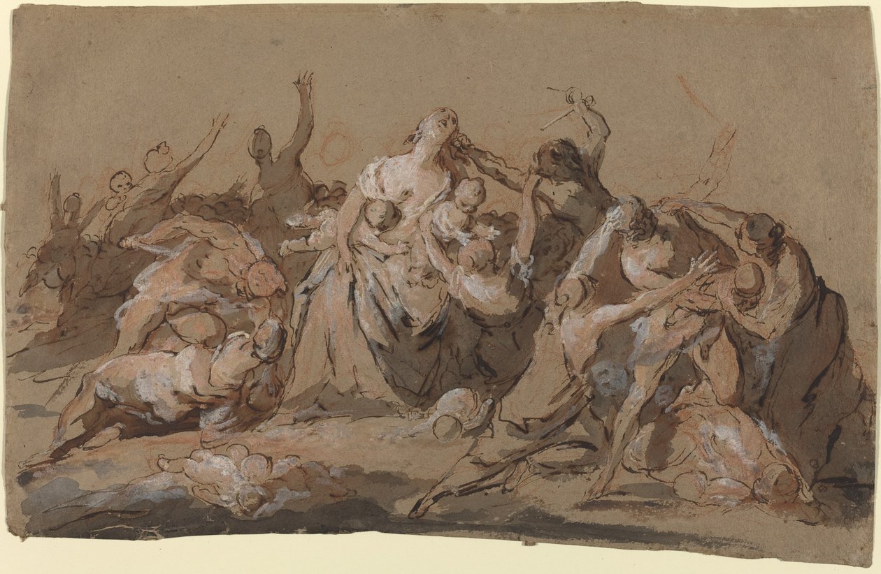 De kindermoord door Giovanni Antonio Pellegrini