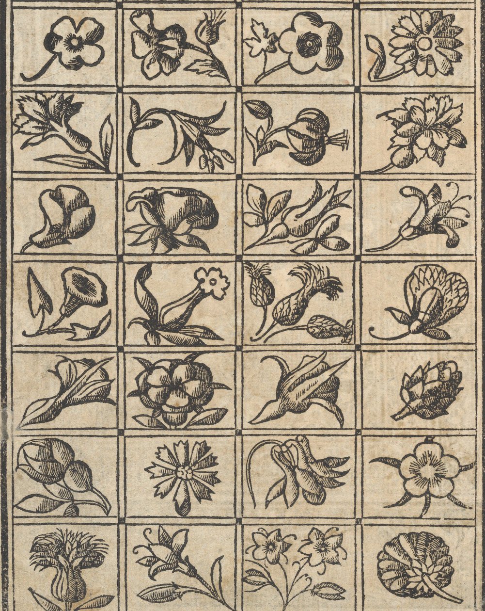 Essempio di recammi, pagina 10 verso door Giovanni Antonio Tagliente