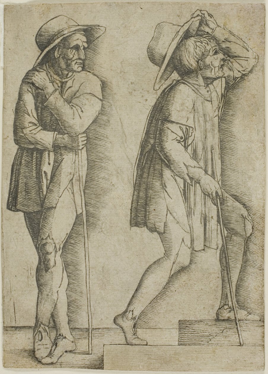 Twee Boeren door Giovanni Antonio da Brescia