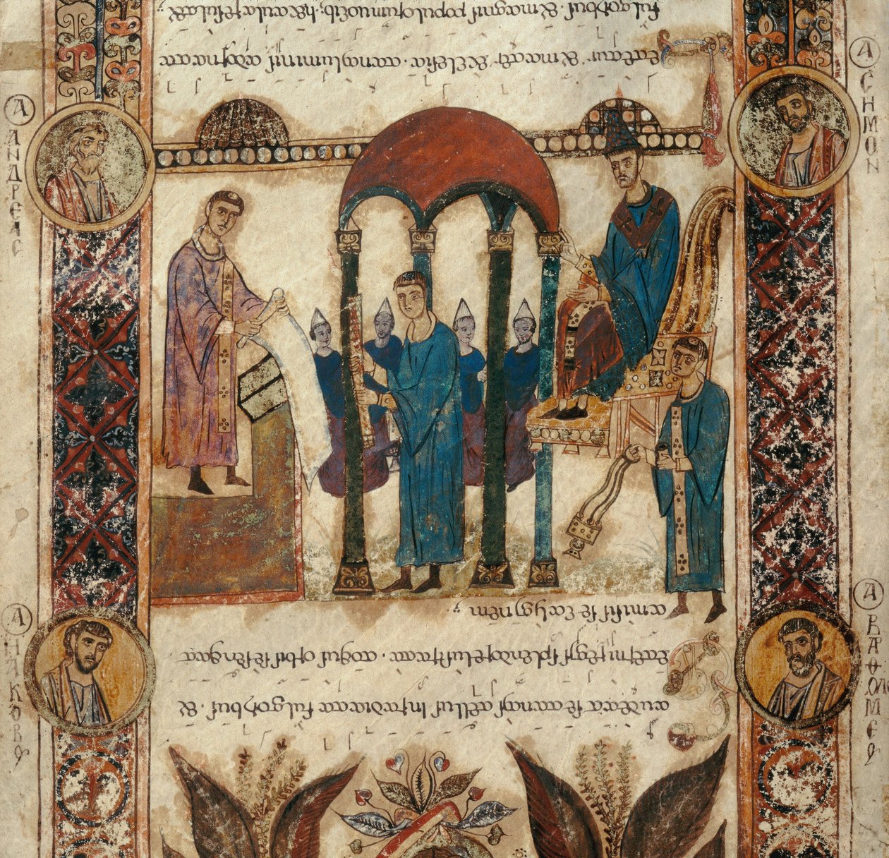 Voordracht van de Exulet tijdens de Paaswake. Exultet van de kathedraal van San Sabino in Bari door Phillipe de Marlier