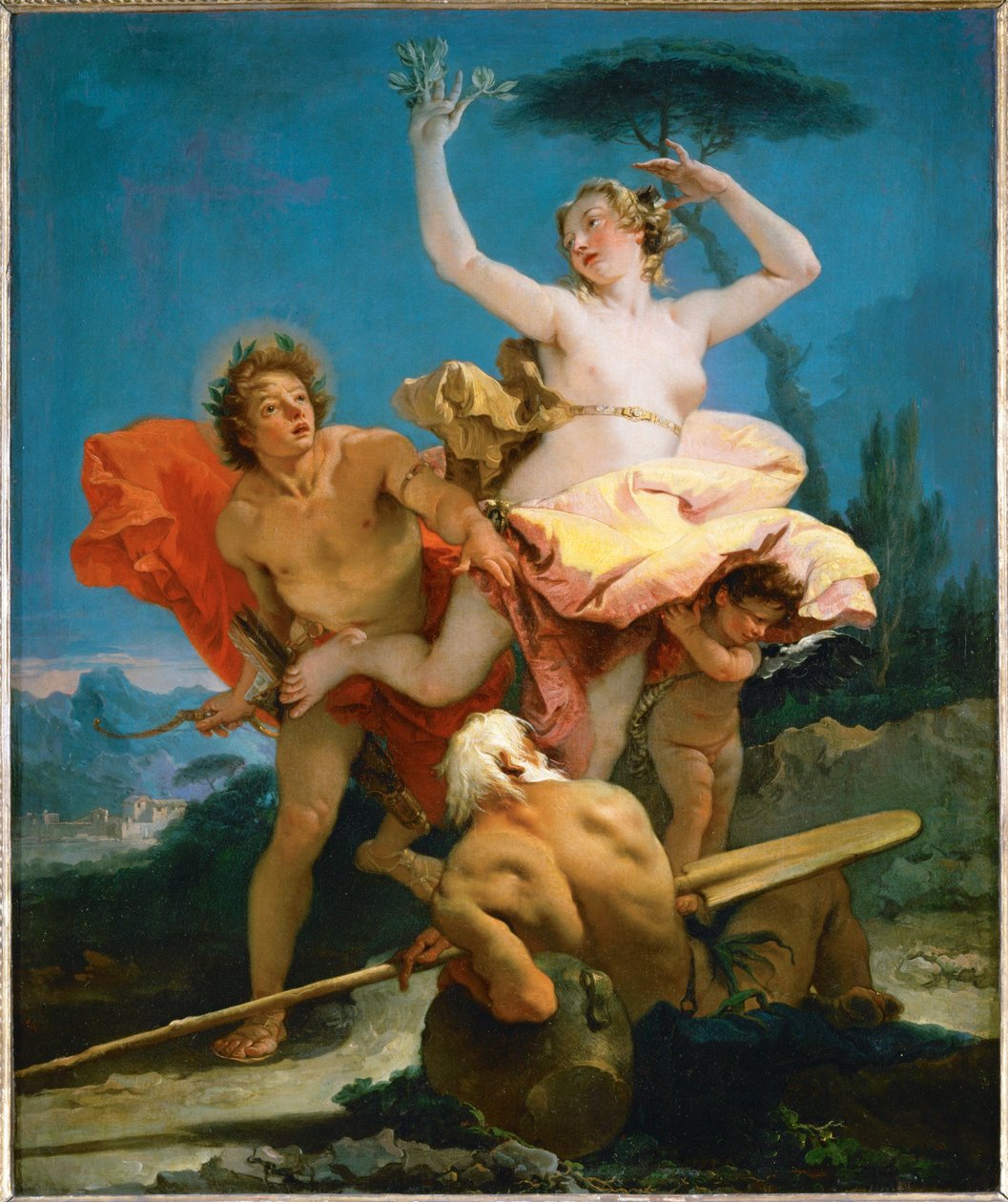 Apollo en Daphne ... door Giovanni Battista (1696 1770) Tiepolo