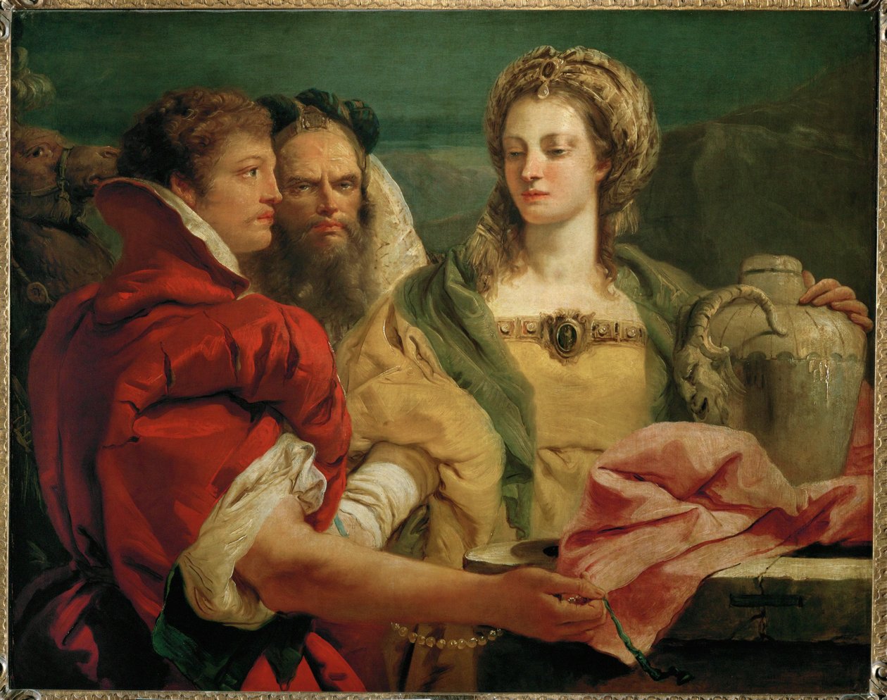 Rebecca bij de bron ... door Giovanni Battista (1696 1770) Tiepolo