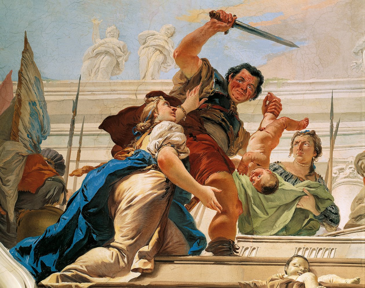 Het Oordeel van Salomo door Giovanni Battista Tiepolo