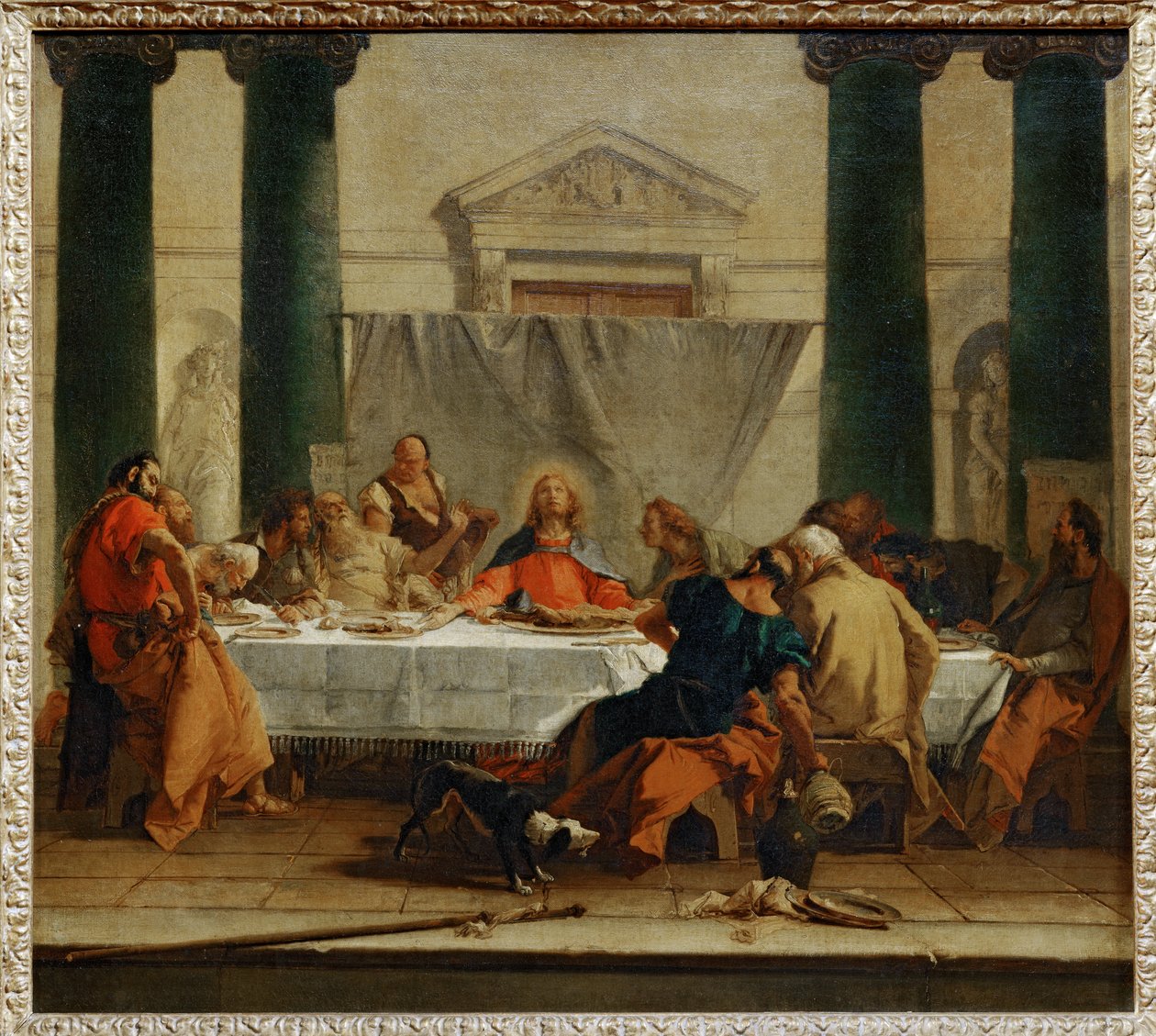 Het laatste avondmaal ... door Giovanni Battista (1696-1770) Tiepolo