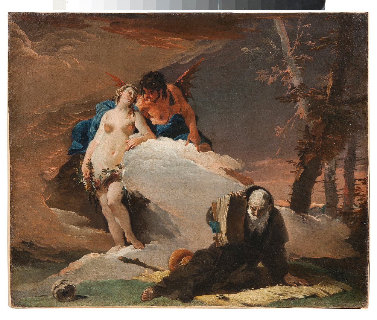 De verleidingen van St. Antonius de Abt door Giovanni Battista Tiepolo