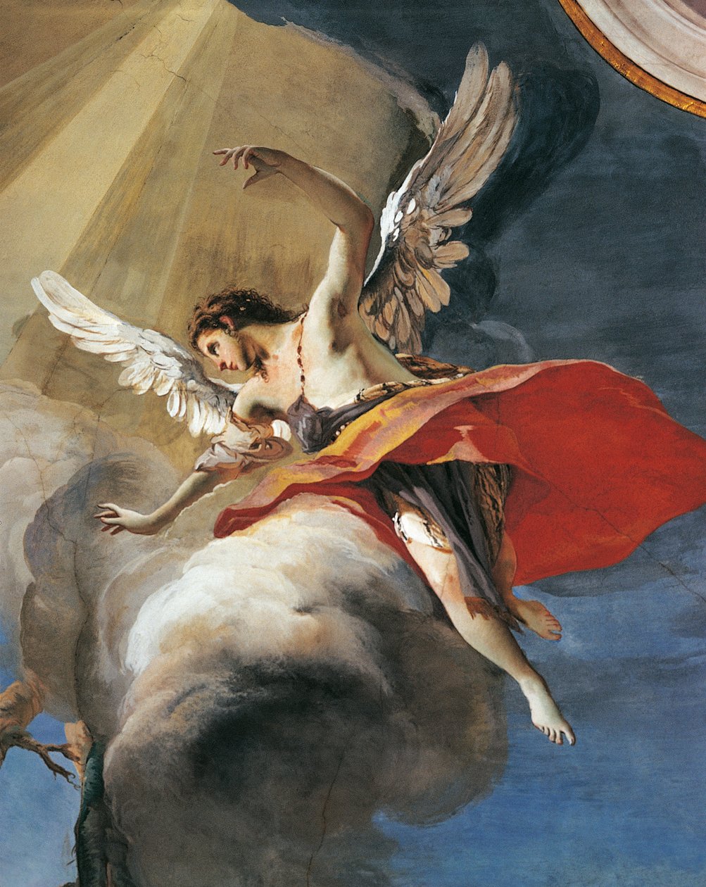 Offer van Isaac (detail) door Giovanni Battista Tiepolo