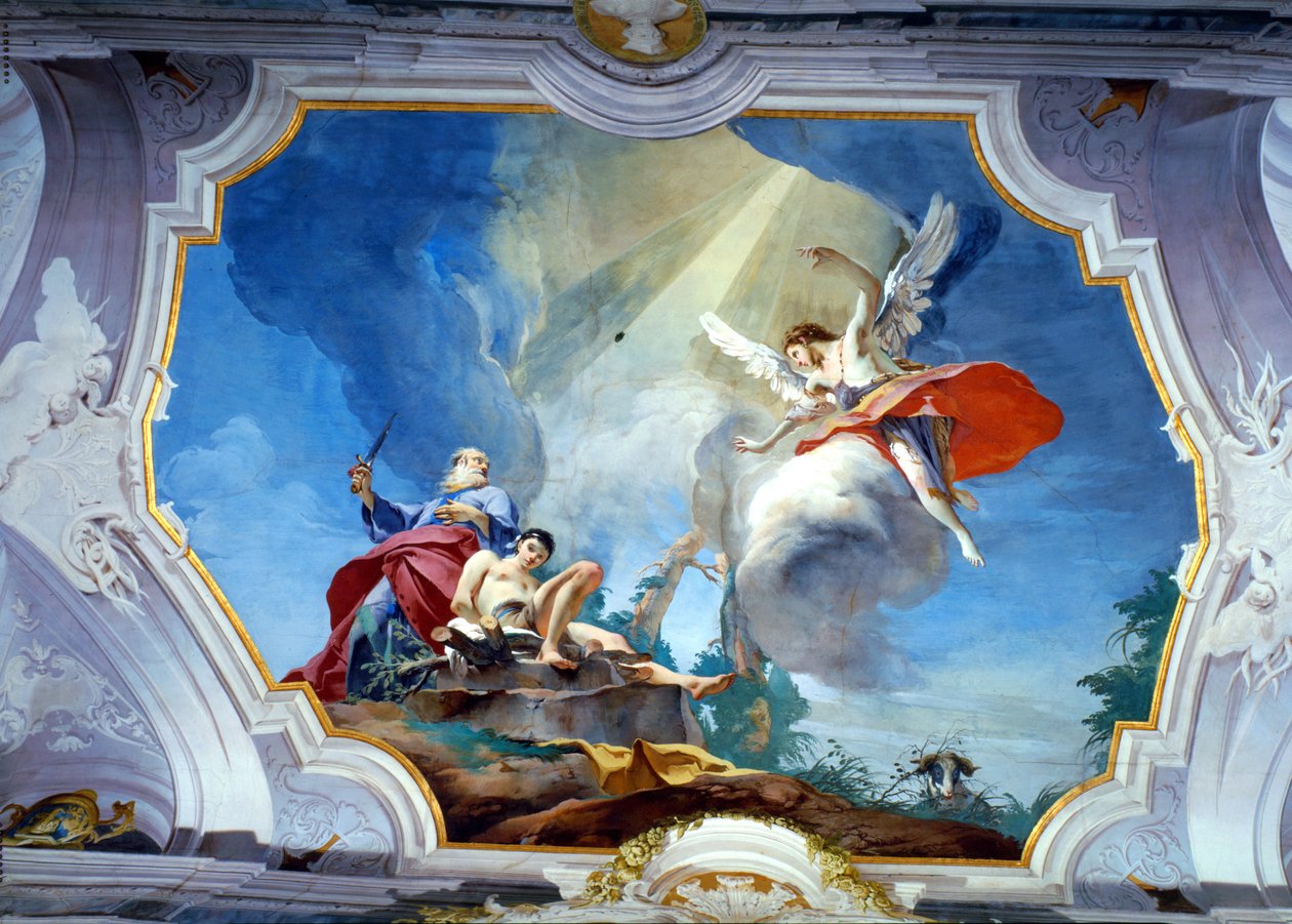 Het Offer van Abraham door Giovanni Battista (1696 1770) Tiepolo
