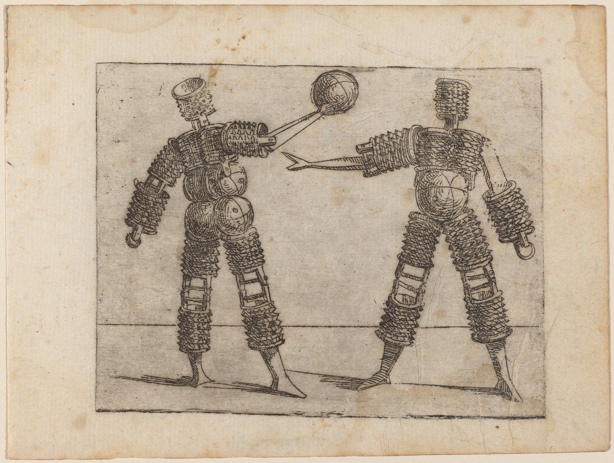 Uit "Bizzarie di varie Figure" door Giovanni Battista Bracelli