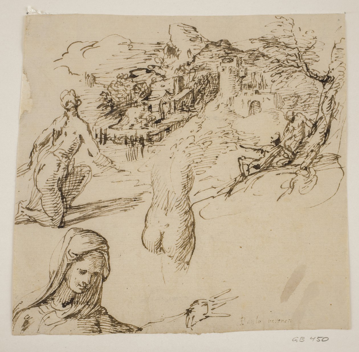Slapende krijger door Giovanni Battista Caracciolo
