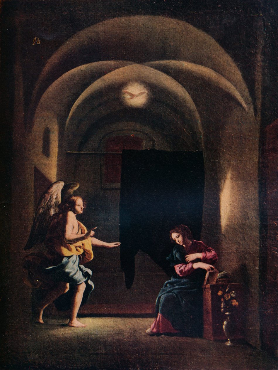 De Annunciatie, ca. 1625-1630, 1931 door Giovanni Battista Caracciolo