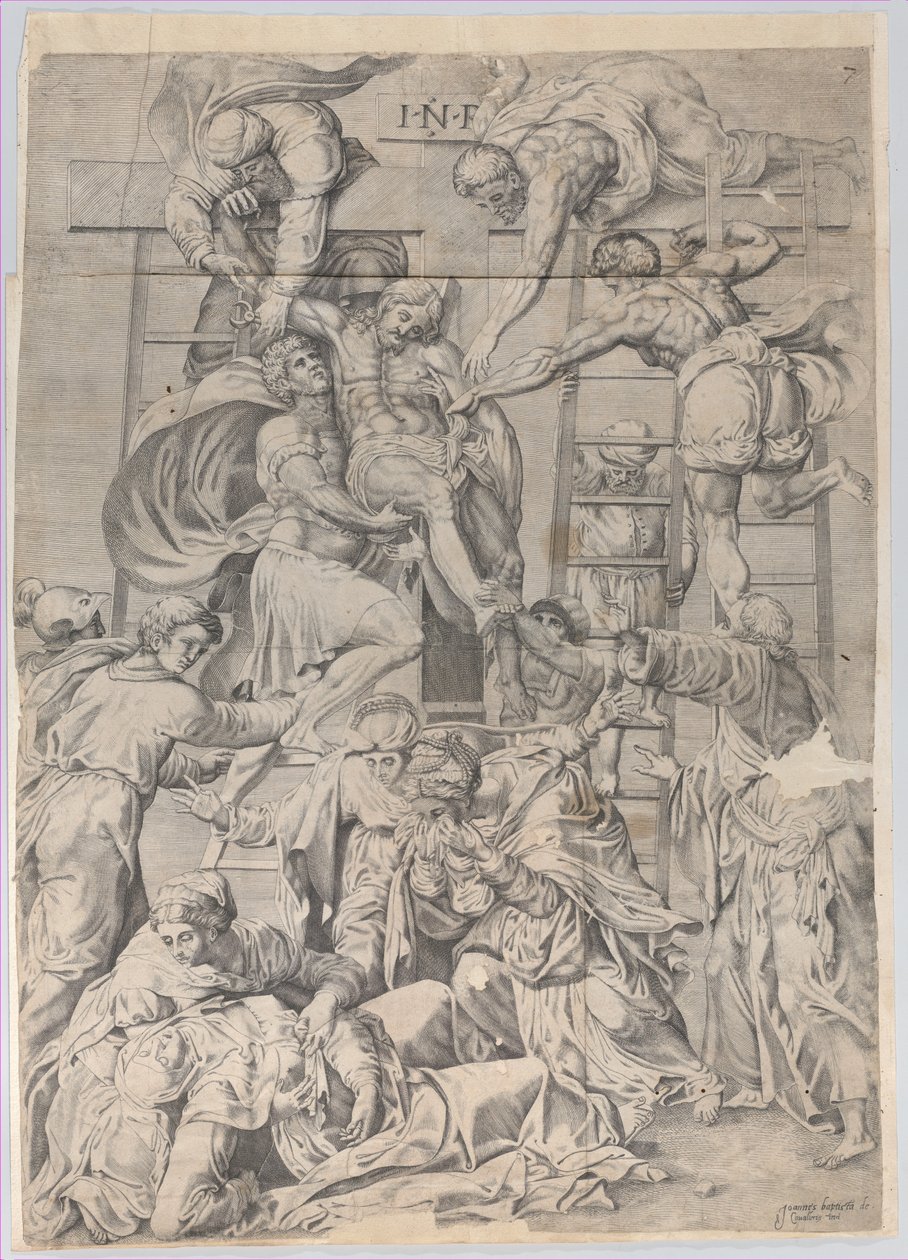 De Kruisafneming, 1550-1600 door Giovanni Battista Cavalieri