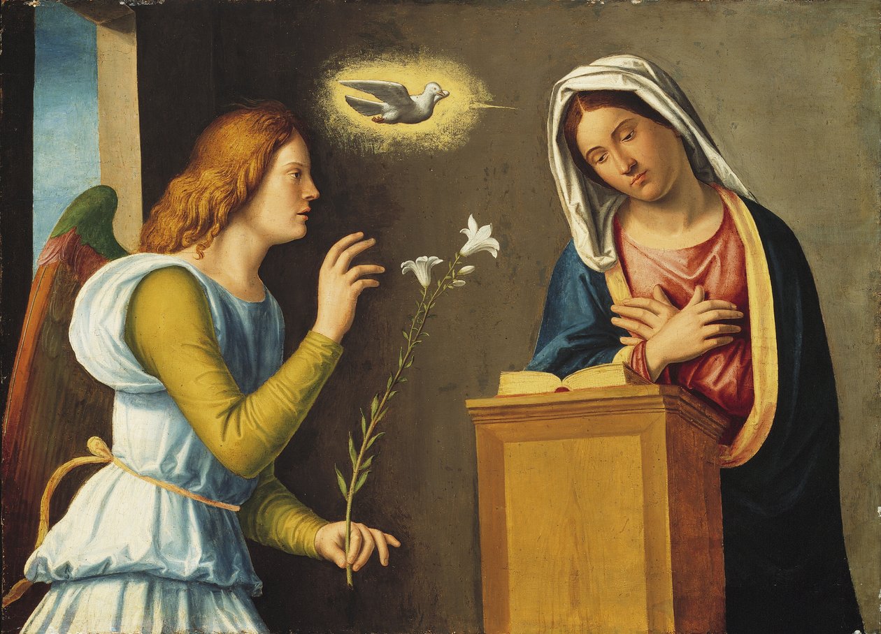Aankondiging aan de Maagd, 150005 door Giovanni Battista Cima da Conegliano