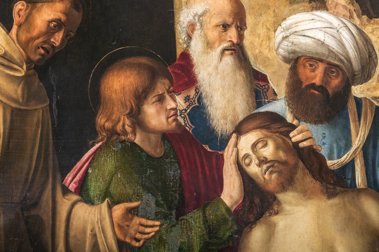 Rouw om Christus (detail) door Giovanni Battista Cima da Conegliano