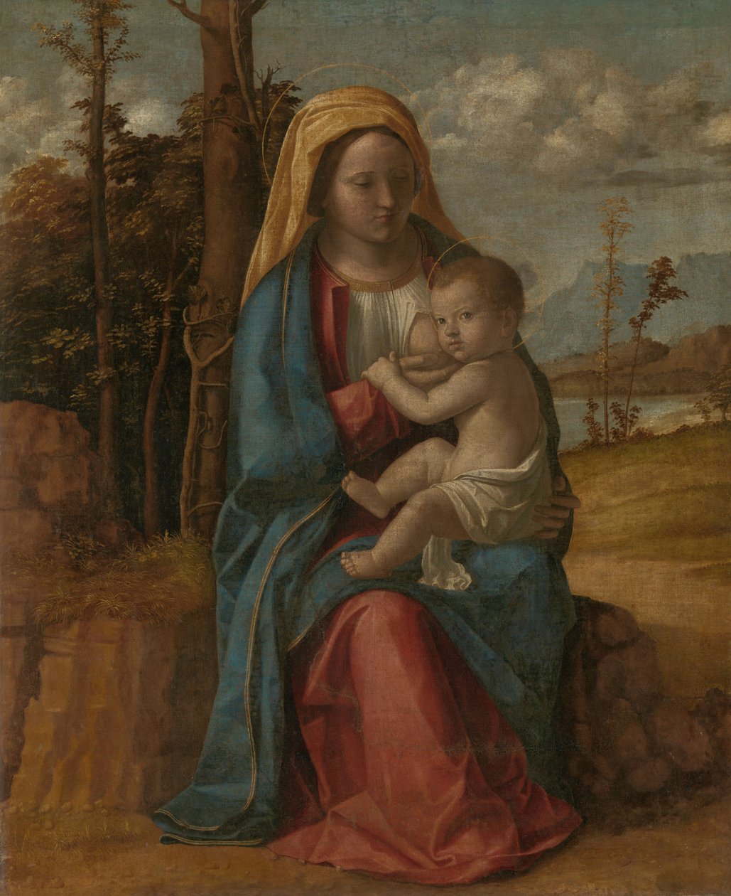 Madonna met kind door Giovanni Battista Cima da Conegliano