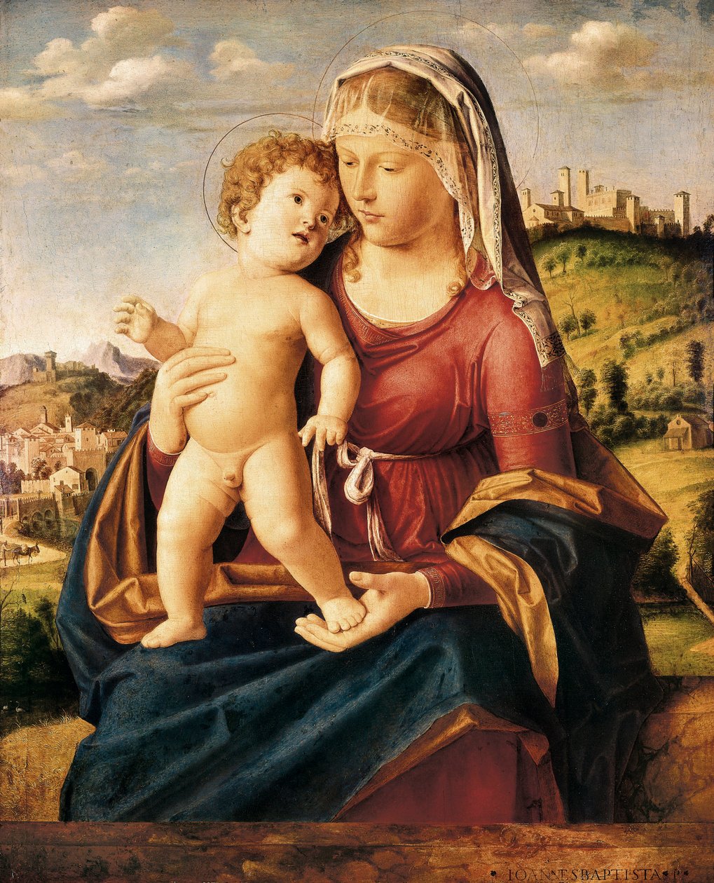 Madonna en Kind door Giovanni Battista Cima da Conegliano