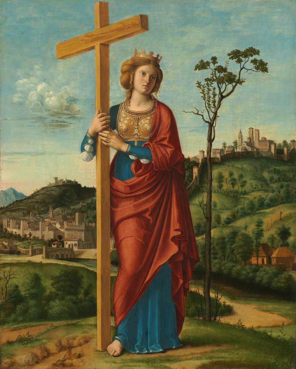Sint Helena, ca. 1495 door Giovanni Battista Cima da Conegliano