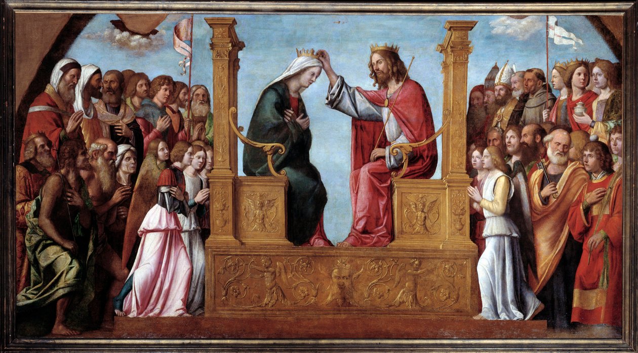 De Kroning van de Maagd door Giovanni Battista Cima da Conegliano