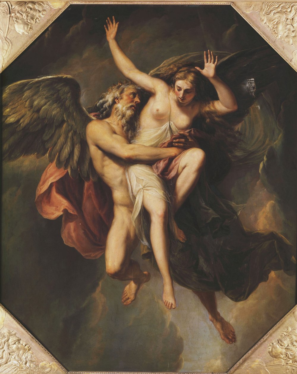 De Verkrachting van Oreithyia door Giovanni Battista Cipriani