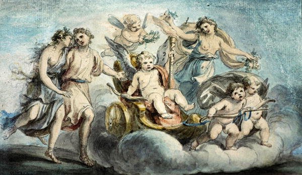 De Triomf van Cupido door Giovanni Battista Cipriani