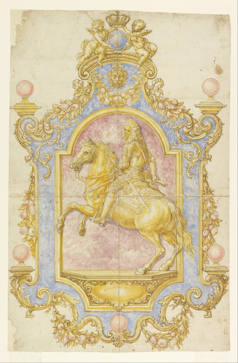 Muurdecoratie voor Cosimo III de