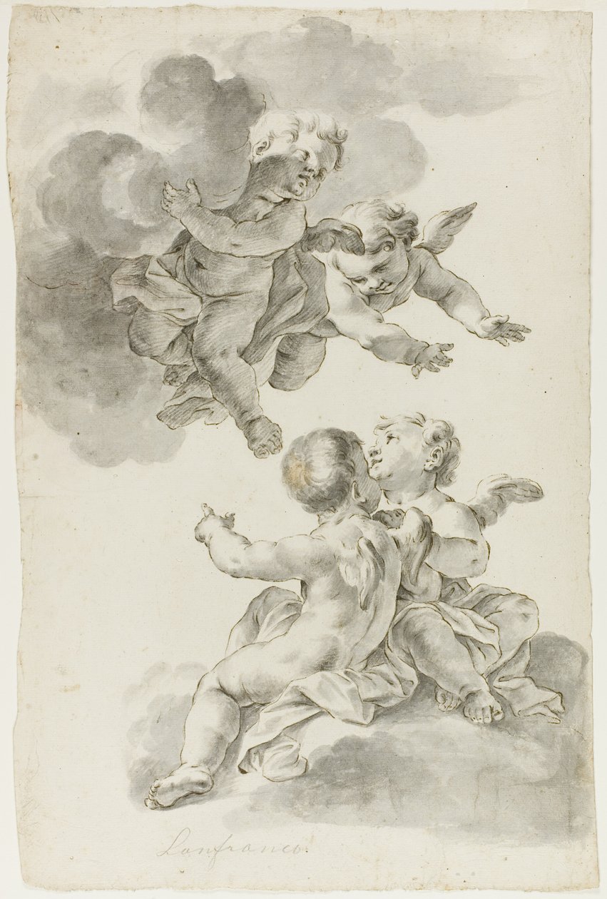 Vier Putti door Giovanni Battista Gaulli