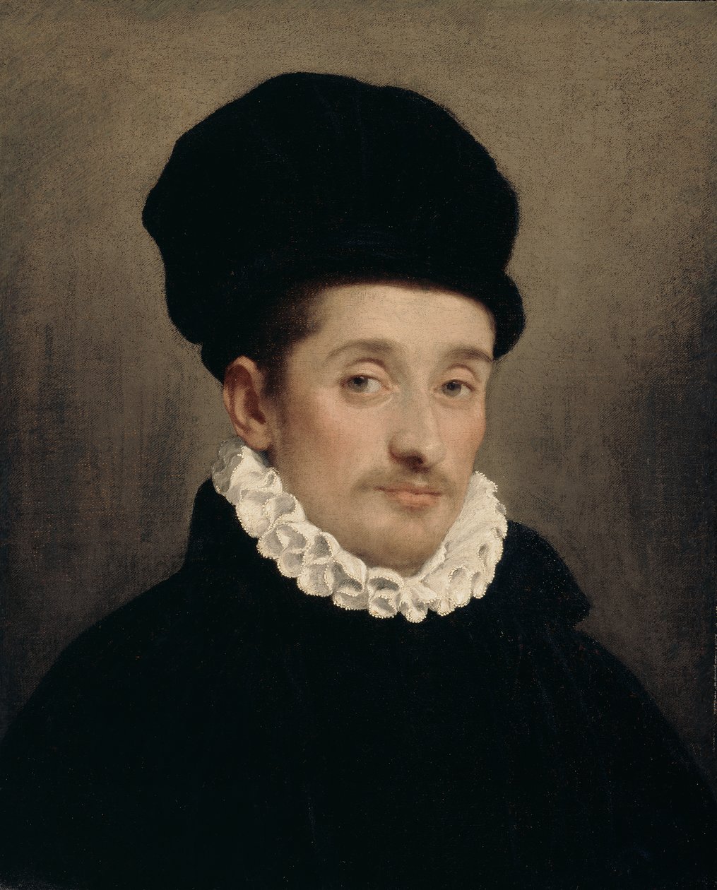 Een man door Giovanni Battista Moroni