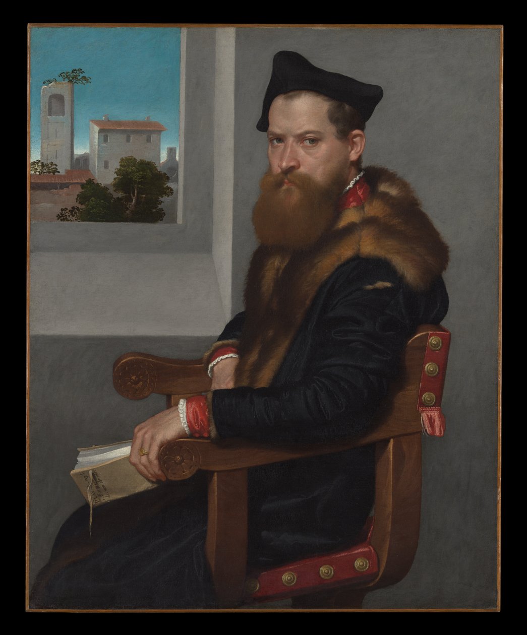 Bartolomeo Bonghi (overleden in 1584) door Giovanni Battista Moroni