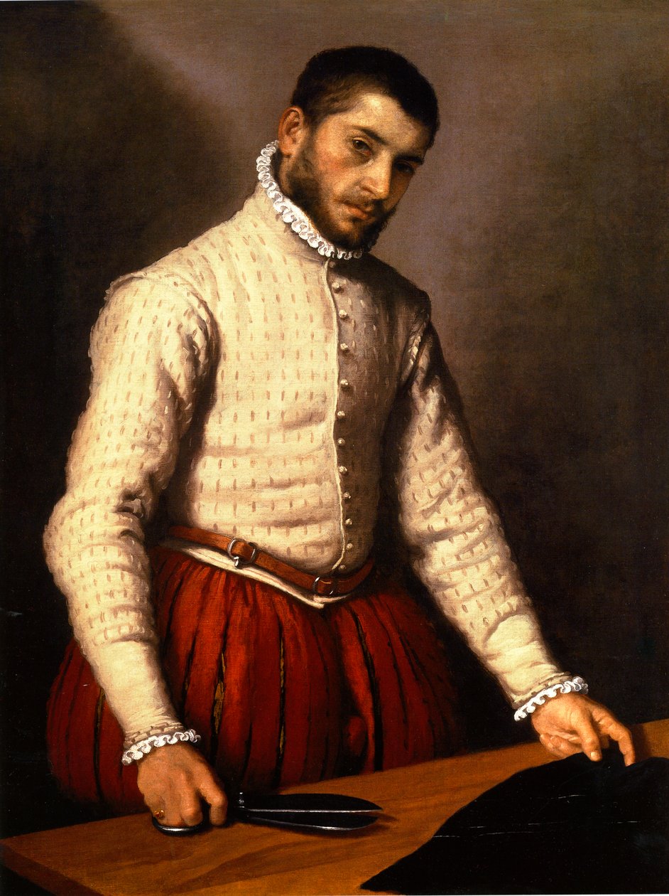 Italiaans: De kleermaker door Giovanni Battista Moroni