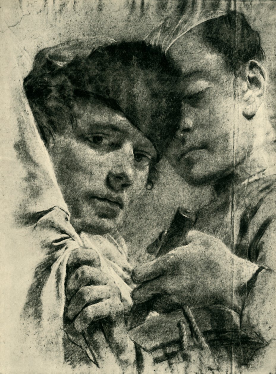 Tamboer en vaandeldrager, vroeg-midden 18e eeuw, 1943 door Giovanni Battista Piazzetta