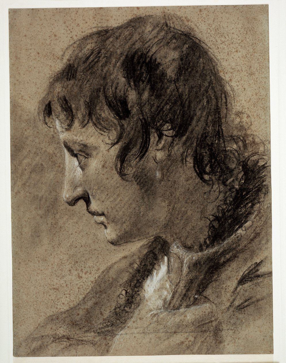 Hoofd van een jonge man door Giovanni Battista Piazzetta