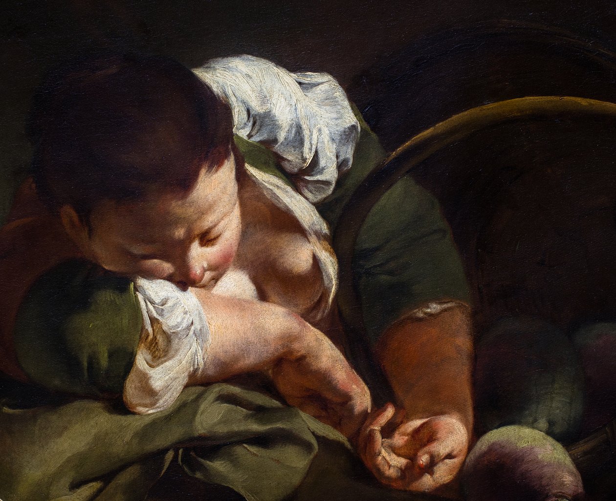 Slapend boerenmeisje door Giovanni Battista Piazzetta