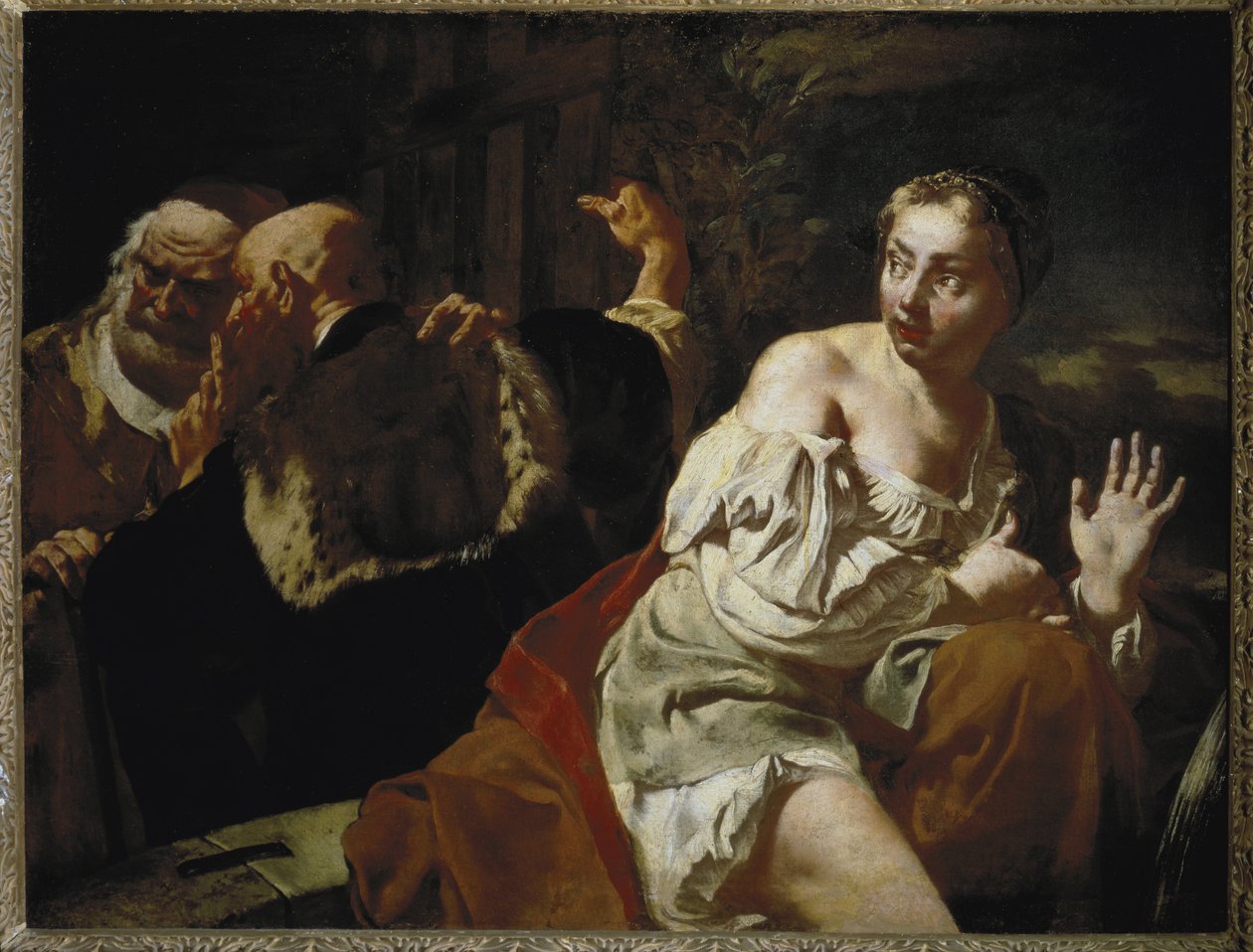 Suzanne en de Ouderen, circa 1720 door Giovanni Battista Piazzetta