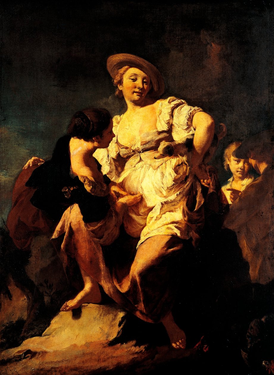 De waarzegger door Giovanni Battista Piazzetta