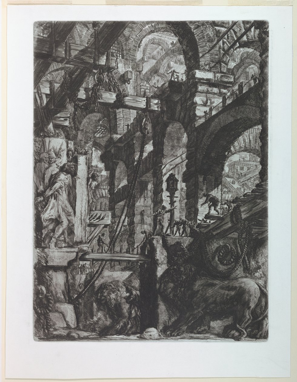 Carceri-serie, plaat V door Giovanni Battista Piranesi