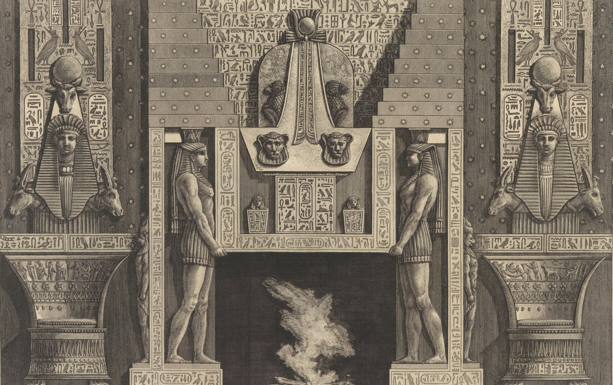 Schouw in Egyptische stijl door Giovanni Battista Piranesi