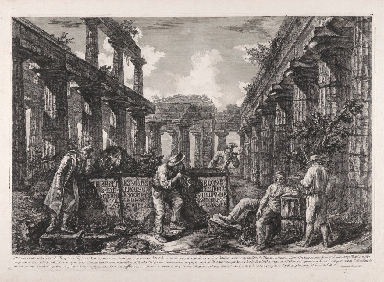 Frontispice, uit Verschillende Zichten van door Giovanni-Battista Piranesi