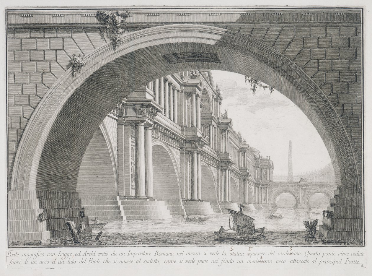 Hal in de Korinthische orde door Giovanni Battista Piranesi