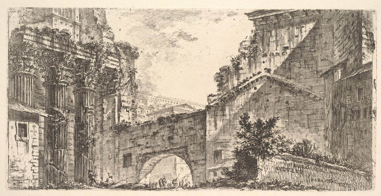 Forum van Augustus door Giovanni Battista Piranesi