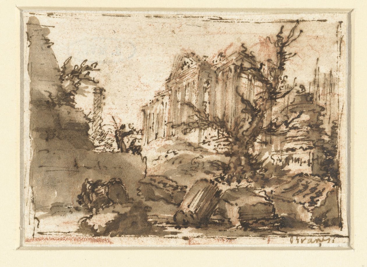 Romeinse ruïnes door Giovanni-Battista Piranesi