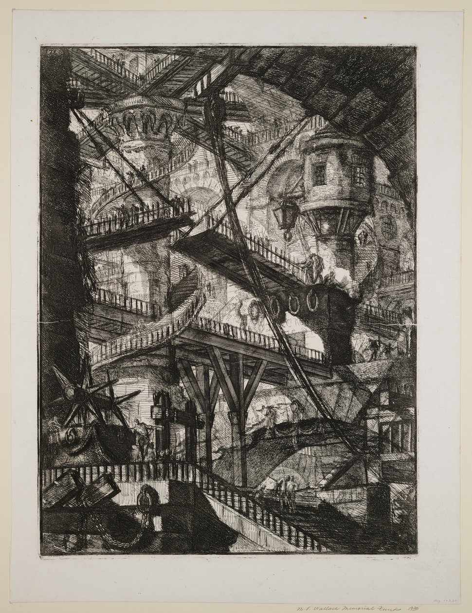 De ophaalbrug door Giovanni Battista Piranesi