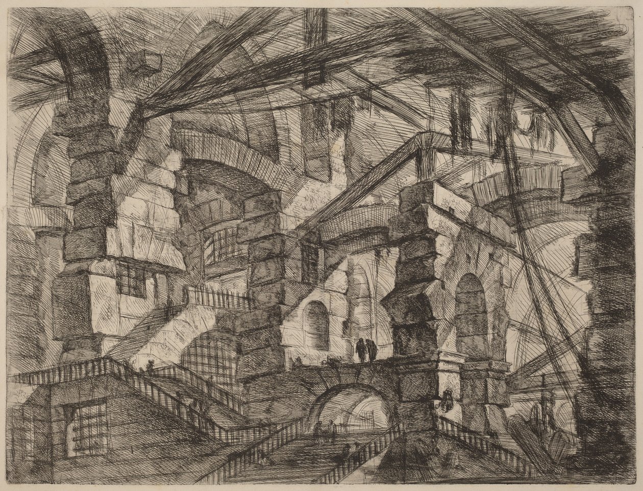 De gotische boog door Giovanni Battista Piranesi